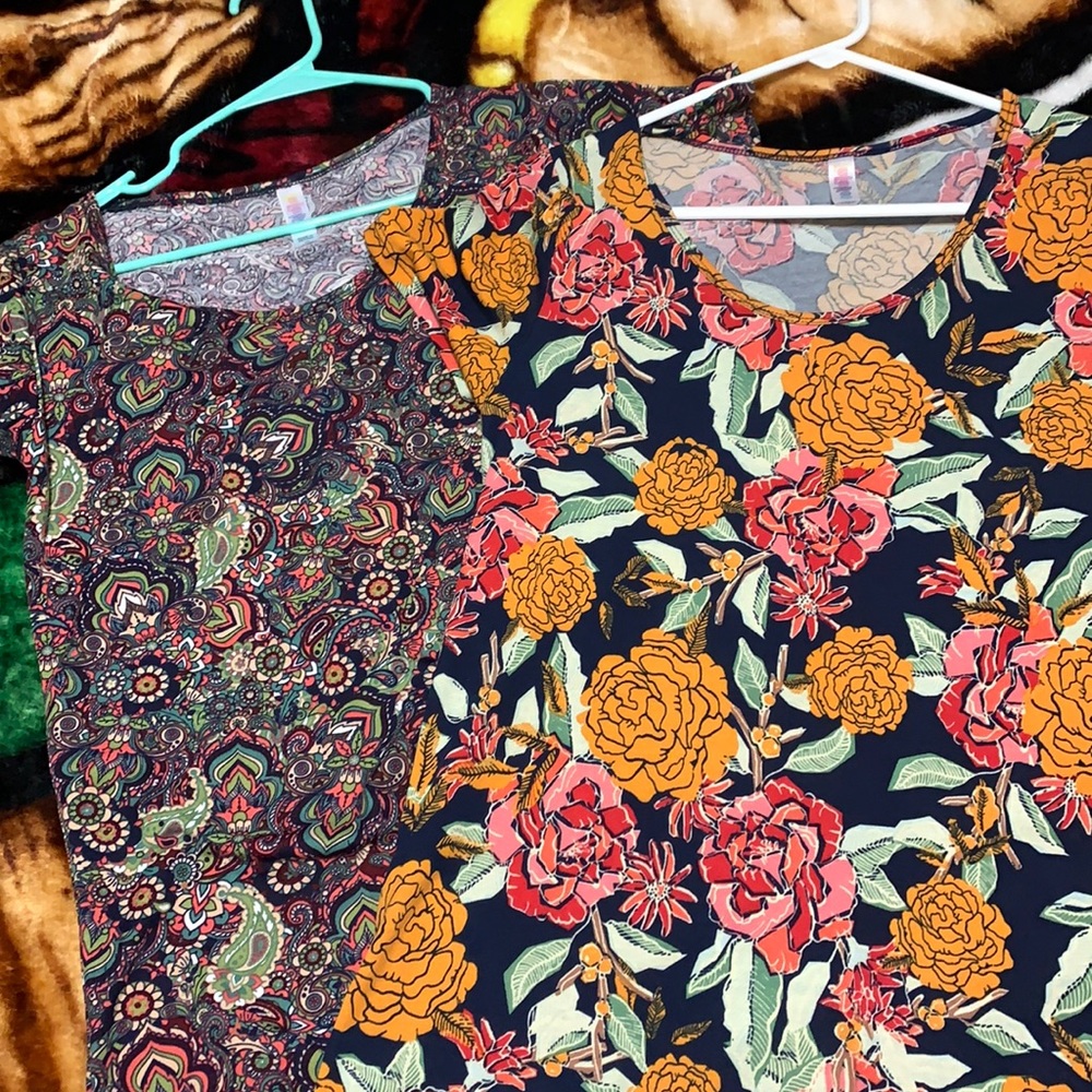 LulaRoe perfect tees X2